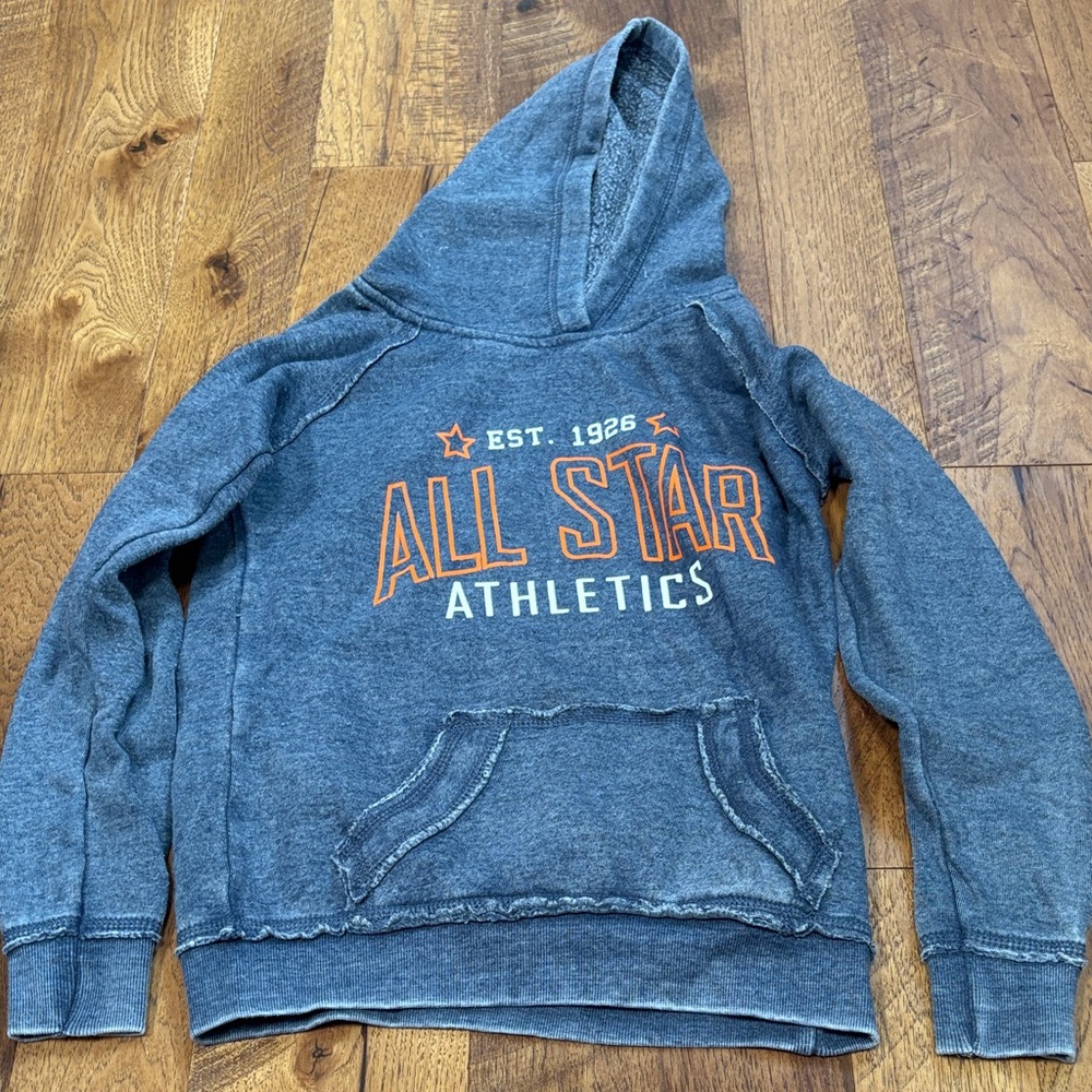 Vintage Havana Boy’s Grey All Star Athletics Hoodie Size M